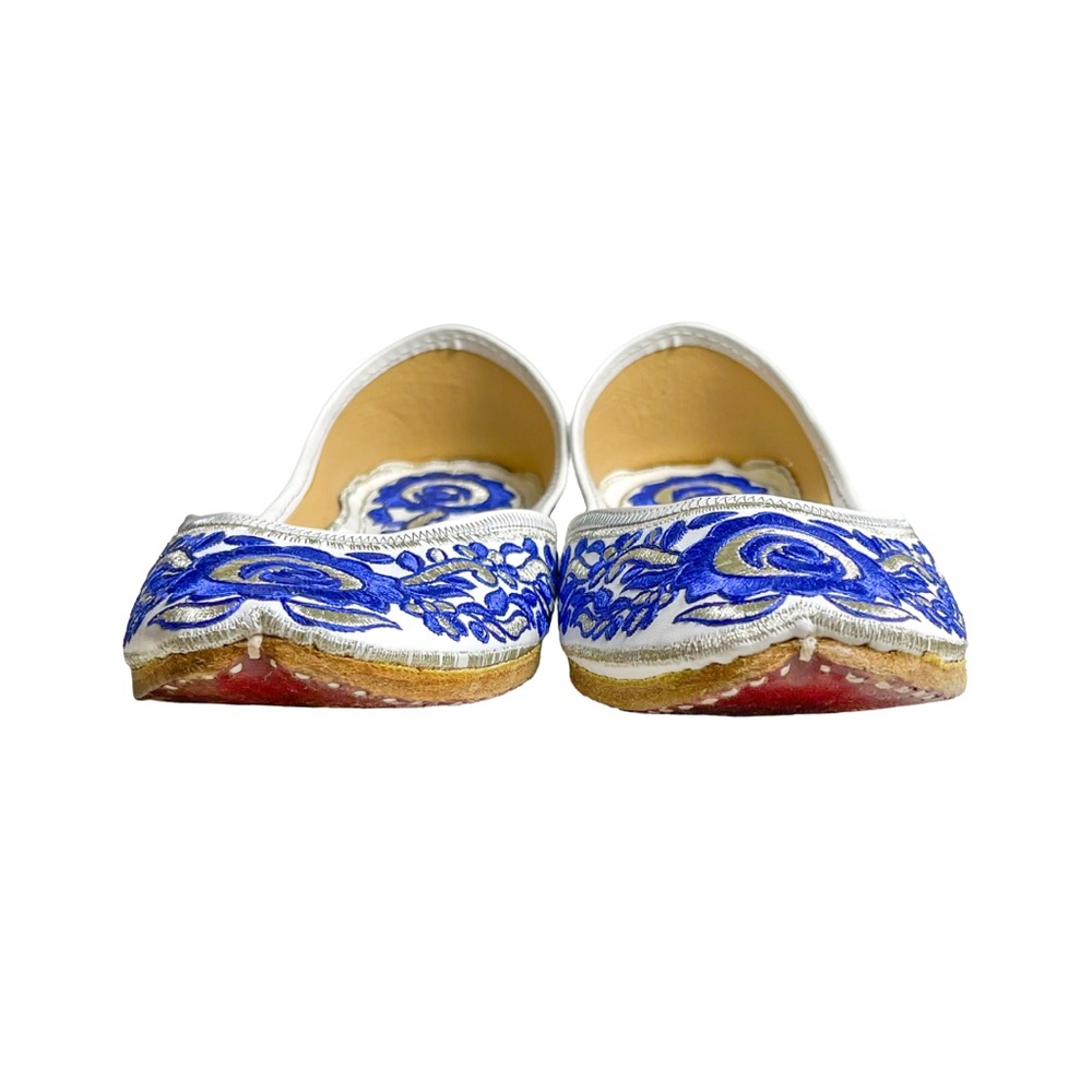 Punjabi Jutti Khussa Embroidered Shoes Size 7 - Picture 9 of 10
